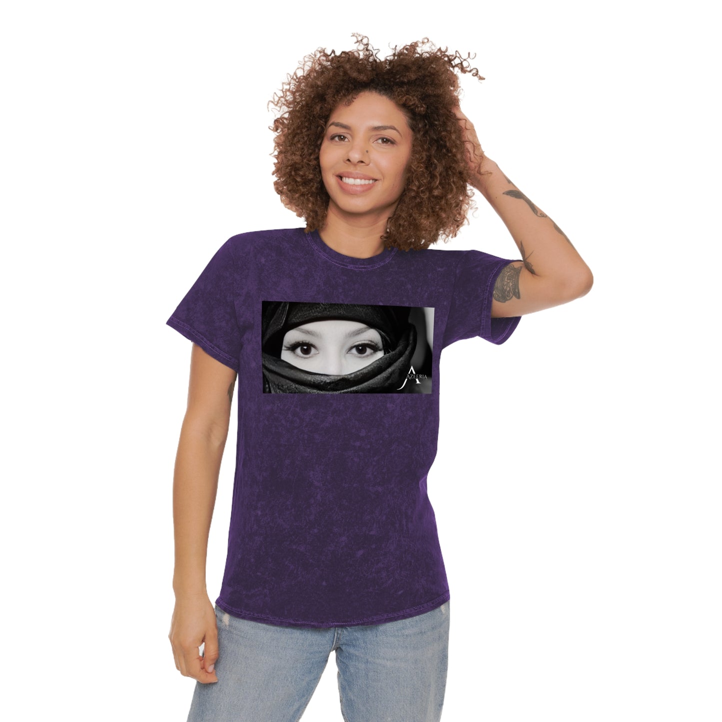 "Eyes of Enchantment" Unisex Mineral Wash T-Shirt