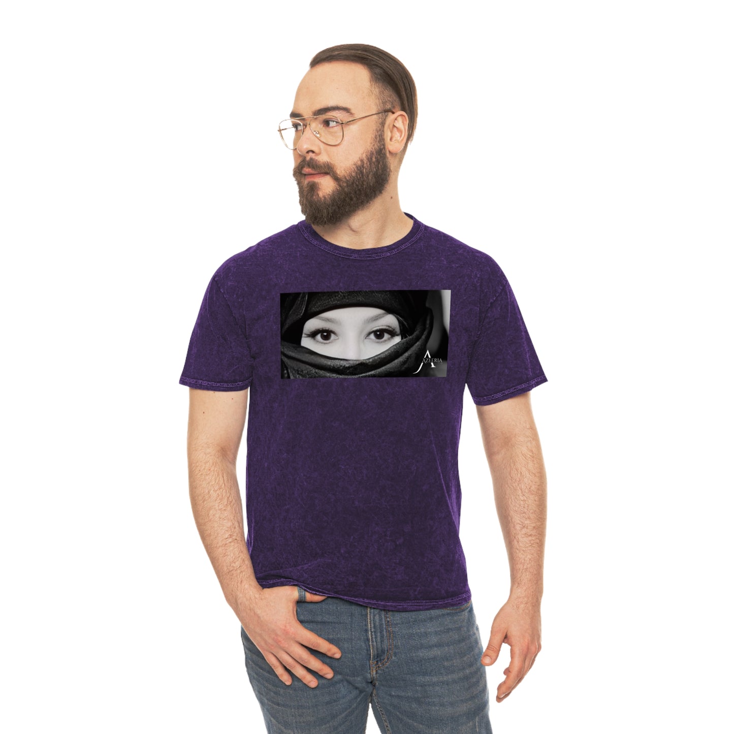"Eyes of Enchantment" Unisex Mineral Wash T-Shirt