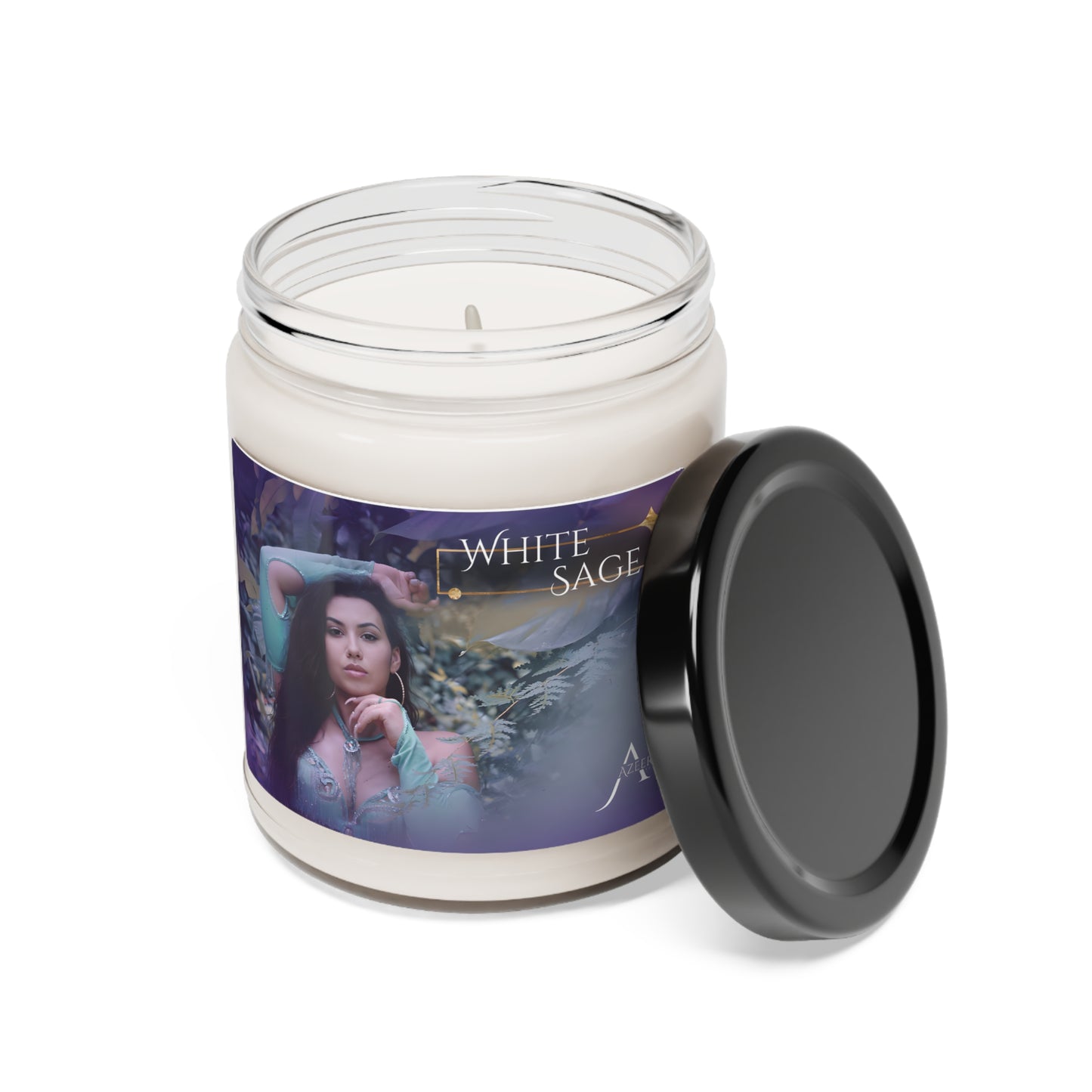 "Aura" Scented Soy Candle, 9oz ~ Azizah