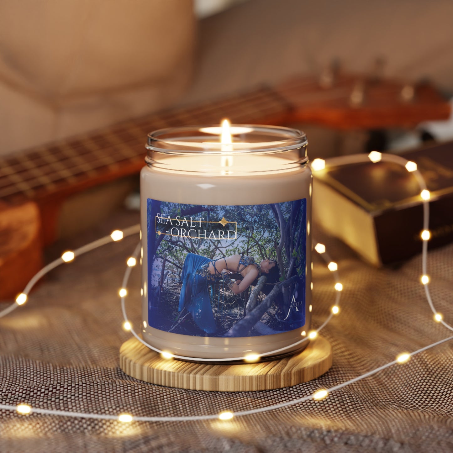 "Aura" Scented Soy Candle, 9oz ~ Azizah