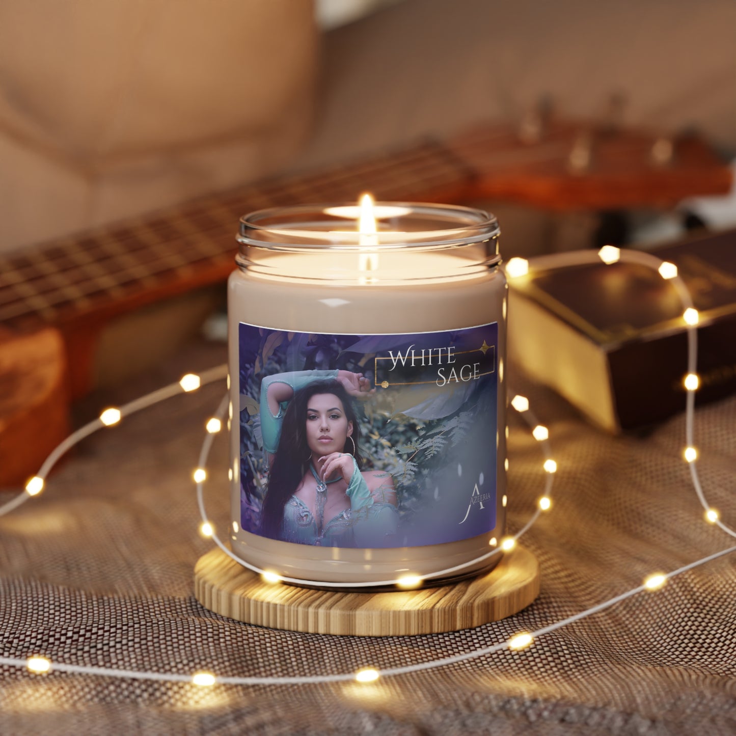 "Aura" Scented Soy Candle, 9oz ~ Azizah